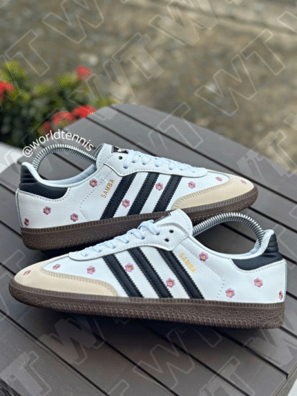 ADIDAS SAMBA FLORES NEGRA