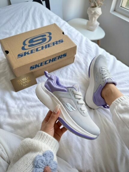 Skechers Gris Morado
