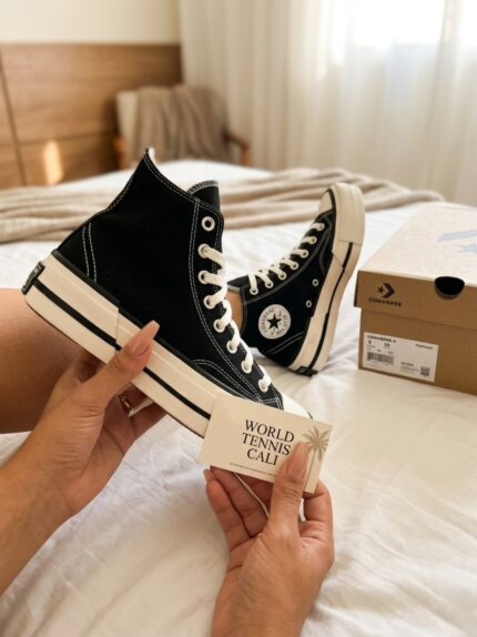 Converse tres partes negro