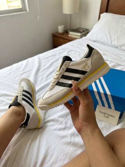 Adidas sl 72 blanca amarilla