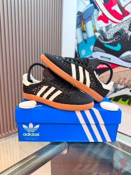 Adidas samba tejida negra
