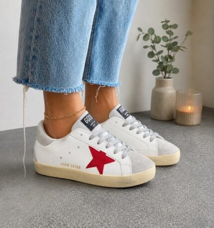Golden goose talón gris