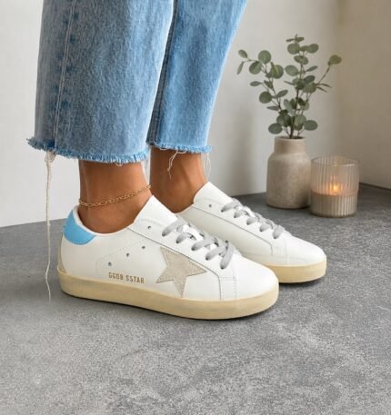 Golden goose talón azul