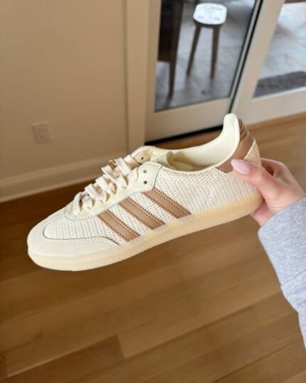 Adidas samba tejida clara